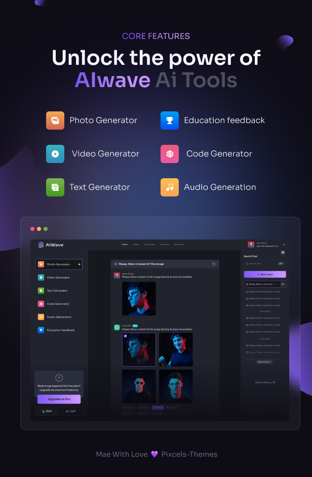 Aiwave – Django 5 - AI SaaS Website + Dashboard UI Kit - 3